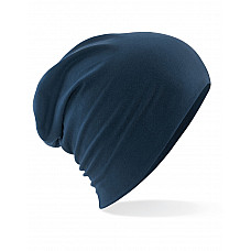 French Navy Hemsedal Cotton Slouch Beanie