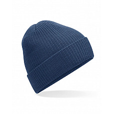 Steel Blue Polylana Ribbed Beanie