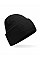 Black Classic Deep Cuffed Beanie