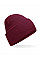 Burgundy Classic Deep Cuffed Beanie