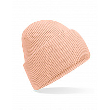 Peach Classic Deep Cuffed Beanie