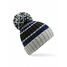 Blue Steel Hygge Striped Beanie