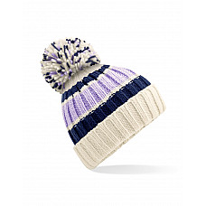 Blueberry Cheescake Hygge Striped Beanie