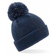 French Navy Junior Reflective Bobble Beanie