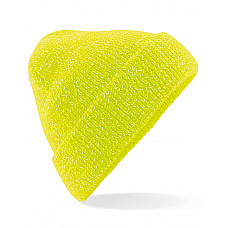 Fluro Yellow Reflective Beanie