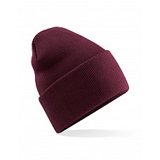 Burgundy Original Deep Cuffed Beanie