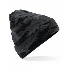 Midnight Camo Camo Cuffed Beanie