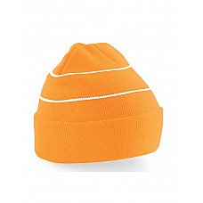 Fluoresent Orange Enhanced-Viz Beanie