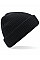 Black Classic Waffle Knit Beanie