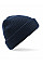 French Navy Classic Waffle Knit Beanie