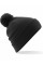 Black Original Pom Pom Beanie