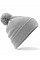 Light Grey Original Pom Pom Beanie