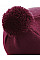 Burgundy Original Pom Pom Beanie