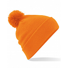 Orange Original Pom Pom Beanie