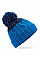 Azure Blue/ Oxford Navy Apres Beanie