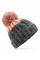 Graphite Grey/ Blush Apres Beanie