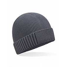 Graphite Organic Cotton Patch Beanie