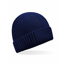 Oxford Navy Organic Cotton Patch Beanie