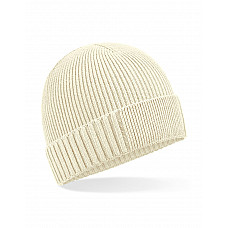 Sand Organic Cotton Patch Beanie