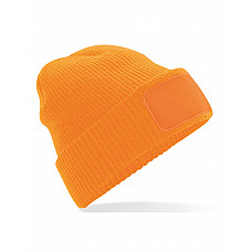 Fluoresent Orange Thinsulate™ Patch Beanie