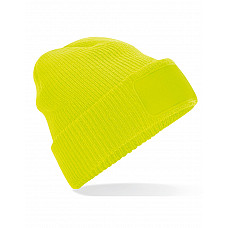 Fluoresent Yellow Thinsulate™ Patch Beanie