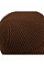 Walnut/Black Fashion Patch Beanie