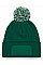 Bottle Green/Off White Snowstar® Patch Beanie