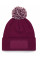 Burgundy/Off White Snowstar® Patch Beanie