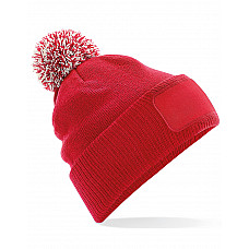 Classic Red/Off White Snowstar® Patch Beanie