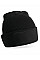 Black Original Patch Beanie