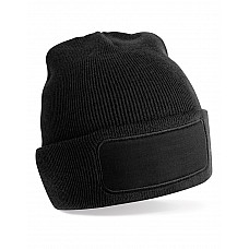 Black Recycled Original Patch Beanie