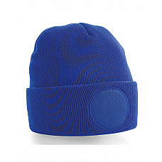 Bright Royal Circular Patch Beanie