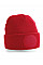 Classic Red Circular Patch Beanie