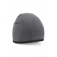 Graphite Grey/Black Two-Tone Pull On Beanie