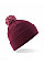 Burgundy/Off White Snowstar® Beanie