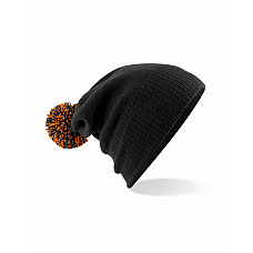 Black/Orange Snowstar® Beanie