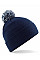 French Navy/Light Grey Snowstar® Beanie