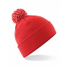 Bright Red/off White Junior Snowstar® Beanie