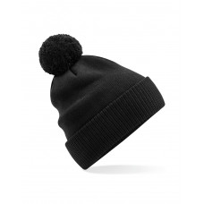 Black Organic Cotton Snowstar® Beanie