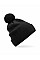 Black Organic Cotton Snowstar® Beanie