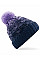 Lavender/French Navy Ombré Beanie