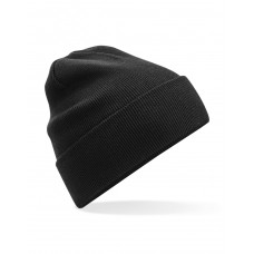 Black Organic Cotton Original Cuffed Beanie