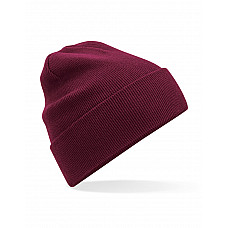 Burgundy Organic Cotton Original Cuffed Beanie