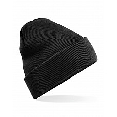 Black Recycled Original Cuffed Beanie