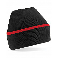 Black/Classic Red Teamwear Beanie