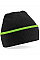 Black/Lime Green Teamwear Beanie