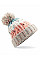 Milkshake Mix Corkscrew Pom Pom Beanie