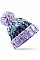 Lavender Fizz Corkscrew Pom Pom Beanie