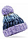 Lavender Fizz Junior Corkscrew Pom Pom Beanie