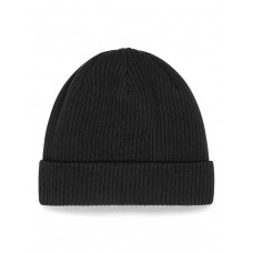 Black Organic Cotton Beanie